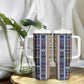 Lamba Mpanjaka Malagasy Traditional Pattern Tumbler With Handle