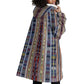 Lamba Mpanjaka Malagasy Traditional Pattern Wearable Blanket Hoodie