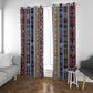 Lamba Mpanjaka Malagasy Traditional Pattern Window Curtain