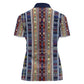Lamba Mpanjaka Malagasy Traditional Pattern Women Polo Shirt