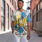 Personalized Canary Islands Baseball Jersey Coat Of Arms Argyranthemum Frutescens