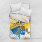 Personalized Canary Islands Bedding Set Coat Of Arms Argyranthemum Frutescens