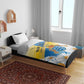 Personalized Canary Islands Bedding Set Coat Of Arms Argyranthemum Frutescens
