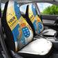 Personalized Canary Islands Car Seat Cover Coat Of Arms Argyranthemum Frutescens