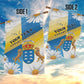 Personalized Canary Islands Garden Flag Coat Of Arms Argyranthemum Frutescens