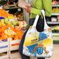 Personalized Canary Islands Grocery Bag Coat Of Arms Argyranthemum Frutescens