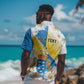 Personalized Canary Islands Hawaiian Shirt Coat Of Arms Argyranthemum Frutescens