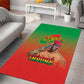 Burkina Faso I Stand With Traore Area Rug African Pattern