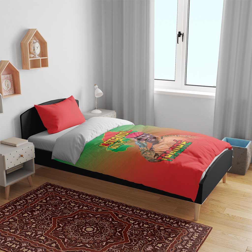 Burkina Faso I Stand With Traore Bedding Set African Pattern