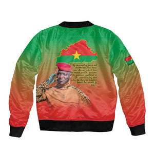 Burkina Faso I Stand With Traore Bomber Jacket African Pattern