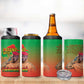 Burkina Faso I Stand With Traore 4 in 1 Can Cooler Tumbler African Pattern