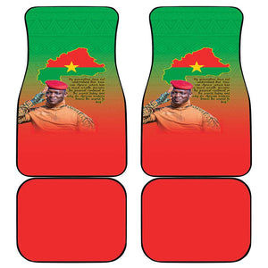 Burkina Faso I Stand With Traore Car Mats African Pattern