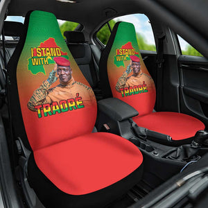 Burkina Faso I Stand With Traore Car Seat Cover African Pattern