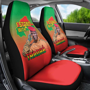 Burkina Faso I Stand With Traore Car Seat Cover African Pattern