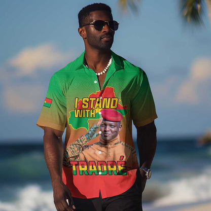 Burkina Faso I Stand With Traore Hawaiian Shirt African Pattern