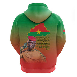 Burkina Faso I Stand With Traore Hoodie African Pattern