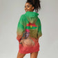 Burkina Faso I Stand With Traore Hoodie Dress African Pattern