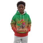 Burkina Faso I Stand With Traore Kid Hoodie African Pattern
