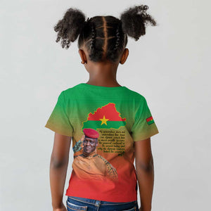 Burkina Faso I Stand With Traore Kid T shirt African Pattern