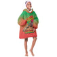Burkina Faso I Stand With Traore Kid Wearable Blanket Hoodie African Pattern