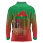 Burkina Faso I Stand With Traore Long Sleeve Polo Shirt African Pattern