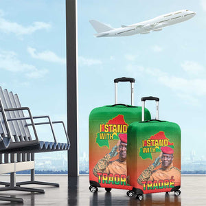Burkina Faso I Stand With Traore Luggage Cover African Pattern