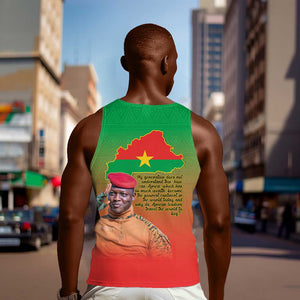 Burkina Faso I Stand With Traore Men Tank Top African Pattern