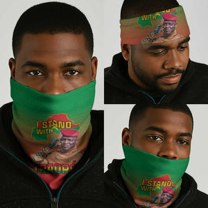 Burkina Faso I Stand Traore Neck Gaiter African Pattern LT15