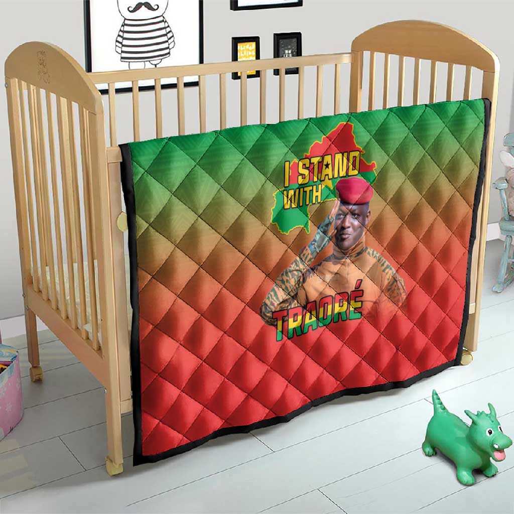 Burkina Faso I Stand With Traore Quilt African Pattern