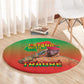 Burkina Faso I Stand With Traore Round Carpet African Pattern