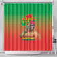 Burkina Faso I Stand With Traore Shower Curtain African Pattern