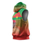 Burkina Faso I Stand With Traore Sleeveless Hoodie African Pattern - African Pride