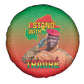 Burkina Faso I Stand With Traore Spare Tire Cover African Pattern