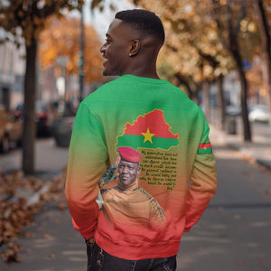 Burkina Faso I Stand With Traore Sweatshirt African Pattern