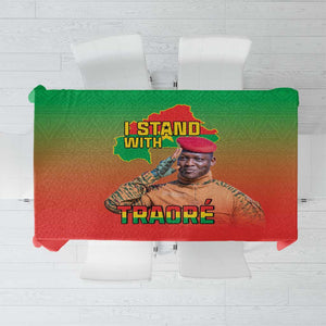 Burkina Faso I Stand With Traore Tablecloth African Pattern