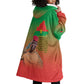 Burkina Faso I Stand With Traore Wearable Blanket Hoodie African Pattern