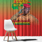 Burkina Faso I Stand With Traore Window Curtain African Pattern