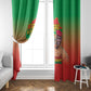 Burkina Faso I Stand With Traore Window Curtain African Pattern