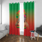 Burkina Faso I Stand With Traore Window Curtain African Pattern