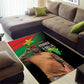Traore Burkina Faso A Bas La Francafrique Area Rug