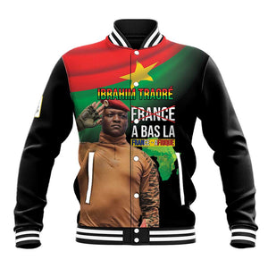 Traore Burkina Faso A Bas La Francafrique Baseball Jacket
