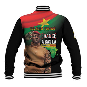 Traore Burkina Faso A Bas La Francafrique Baseball Jacket
