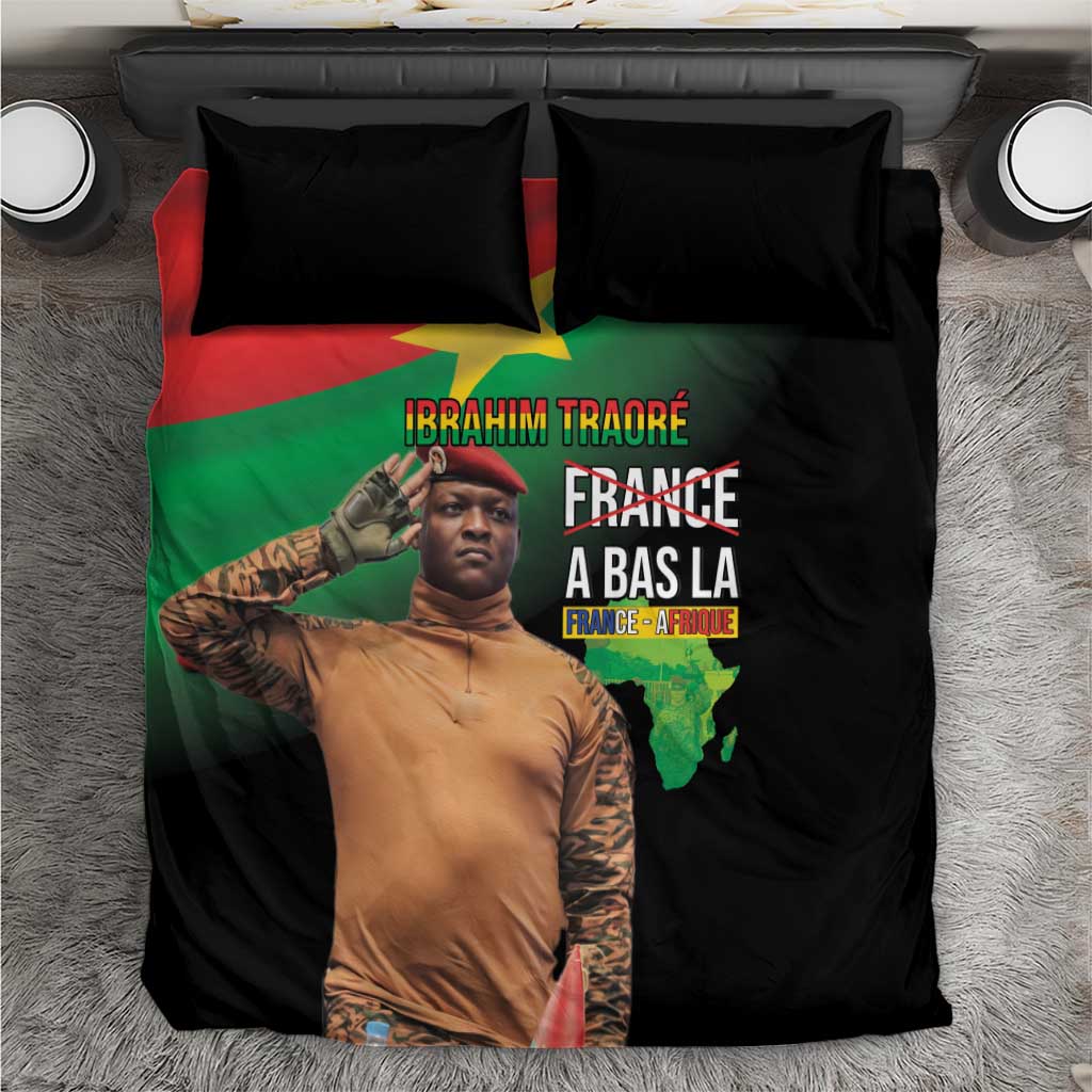Traore Burkina Faso A Bas La Francafrique Bedding Set