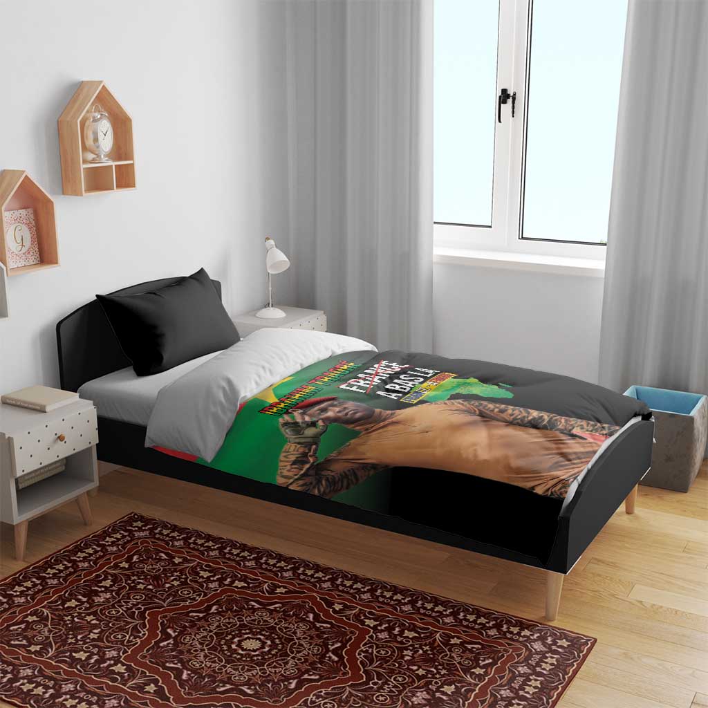 Traore Burkina Faso A Bas La Francafrique Bedding Set