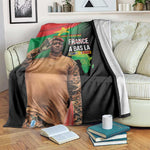 Traore Burkina Faso A Bas La Francafrique Blanket
