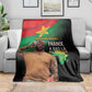 Traore Burkina Faso A Bas La Francafrique Blanket