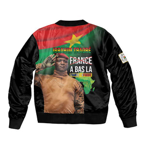 Traore Burkina Faso A Bas La Francafrique Bomber Jacket