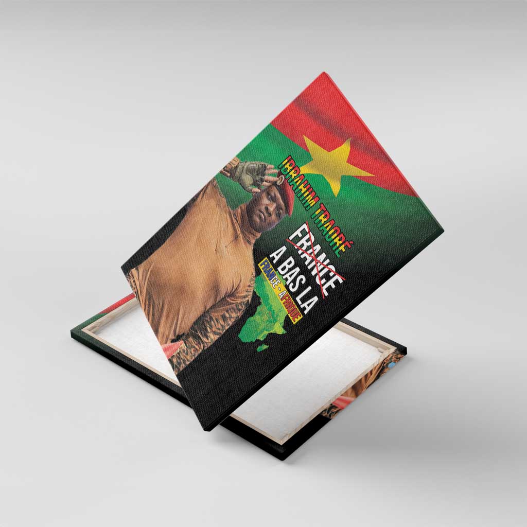 Traore Burkina Faso A Bas La Francafrique Canvas Wall Art