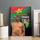 Traore Burkina Faso A Bas La Francafrique Canvas Wall Art
