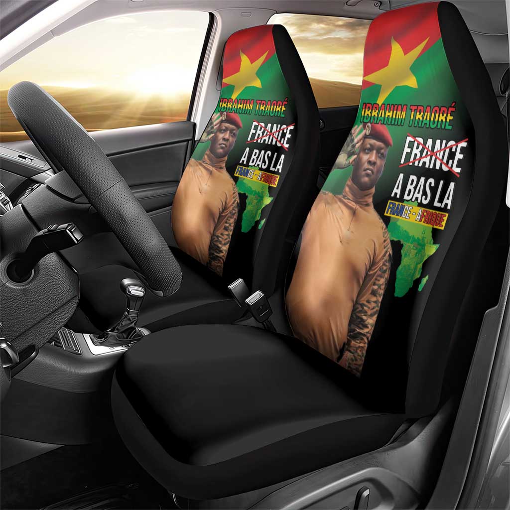 Traore Burkina Faso A Bas La Francafrique Car Seat Cover